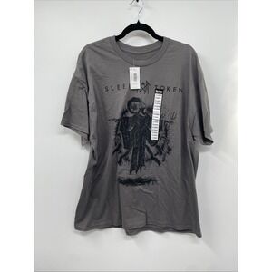 Sleep Token T-Shirt Men XL Charcoal 100% Cotton Graphic Ascension Streetwear NWT